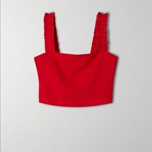 SOLD Aritzia Sunday Best Frirecracker Crop Top Lillooet